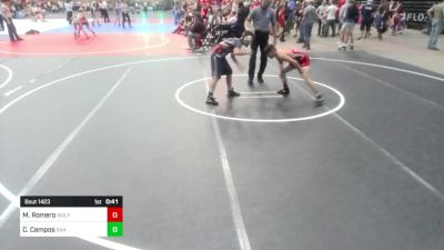 102 lbs Consi Of 8 #2 - Mario Romero, Wolfpack vs Carlos Campos, San Luis Valley WC