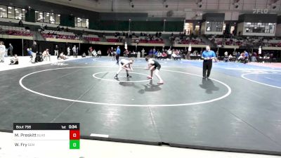 113 lbs Consi Of 8 #2 - Maddox Preskitt, Bishop Lynch High School vs Wyatt Fry, Wyoming Seminary