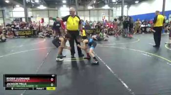 65 lbs Round 4 (6 Team) - Jackson Mills, No Escape Wrestling Academy vs Ryder Ulenhake, Untouchables Black