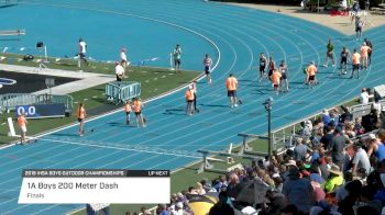 High School Boys' 200m 1A & 2A, Finals