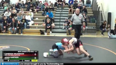 J-1 lbs Cons. Round 1 - Aiden Nartker, Pack732 vs Cameron Wilkerson, Linn-Mar Wrestling Club