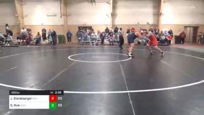 285 lbs Prelims - Jake Stoneberger, Newman-Wichita vs Gavin Nye, Colorado State-Pueblo