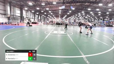 145 lbs Rr Rnd 1 - Devin Sweeney, Mavericks Wrestling vs Brady Nardella, MF Purge Black