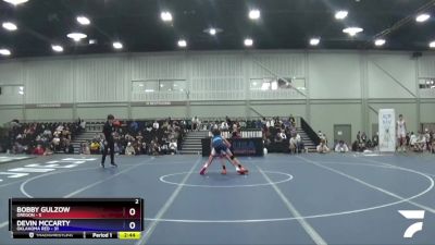 100 lbs Semis & 1st Wrestleback (8 Team) - Bobby Gulzow, Oregon vs Devin McCarty, Oklahoma Red