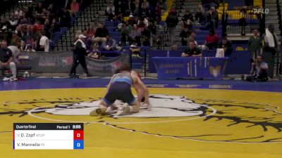 74 lbs Quarterfinal - Doug Zapf, TMWC/ PENN RTC vs Vincent Mannella, Pennsylvania RTC