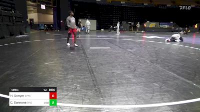 141 lbs Round Of 64 - Heath Gonyer, Appalachian State vs Christian Gannone, Binghamton