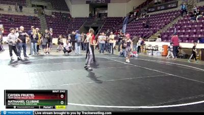 70 lbs Cons. Semi - Nathaniel Clubine, Betterman Elite Wrestling vs Cayden Fruetel, Team Grand Valley Elite