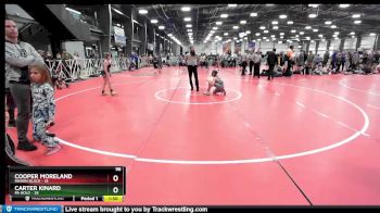 96 lbs Rd# 10- 4:00pm Saturday Final Pool - Cooper Moreland, Minion Black vs Carter Kinard, PA Gold