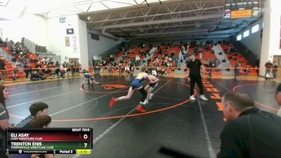 70 lbs Semifinal - Bodie Kistler, Sheridan vs Aksel Polson, Thermopolis Wrestling Club