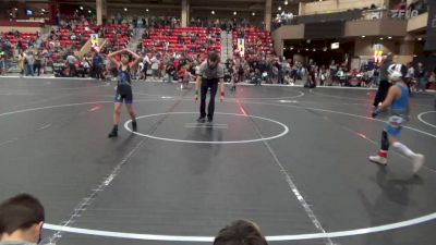 67 lbs Cons. Round 3 - Cruz Lucero, Team Pueblo Wrestling Club vs Alexander Carrillo, Wichita Blue Knights