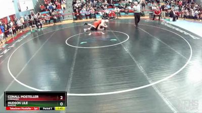 215 lbs Quarterfinal - Hudson Lile, Rancho vs Conall Mosteller, Coronado