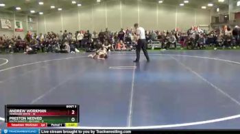 100 lbs Round 1 (6 Team) - Andrew Workman, Tennessee White vs Preston Nedved, South Dakota Lightning