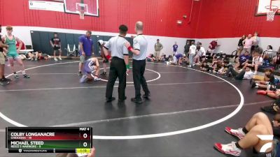 133 lbs Round 3 (6 Team) - Colby Longanacre, Chickasha vs Michael Steed, Reece`s Warriors