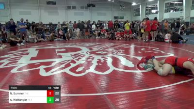 190 lbs Pools - Noah Sumner, The Asylum Red vs Andrew Wolfanger, PA Titan Wrestling