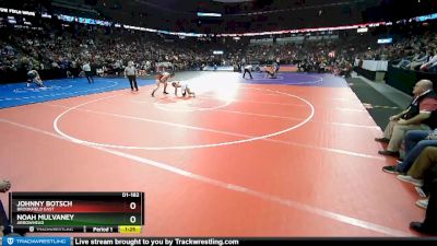 D1-182 lbs Quarterfinal - Johnny Botsch, Brookfield East vs Noah Mulvaney, Arrowhead