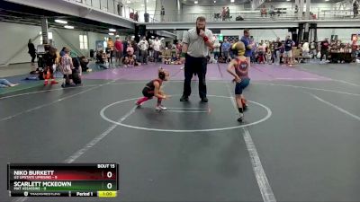 48 lbs Round 4 (8 Team) - Niko Burkett, U2 Upstate Uprising vs Scarlett McKeown, Mat Assassins