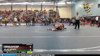 157 lbs Champ. Round 2 - Connor Svantner, Triton Community College vs Dylan Ancheta, Cloud County