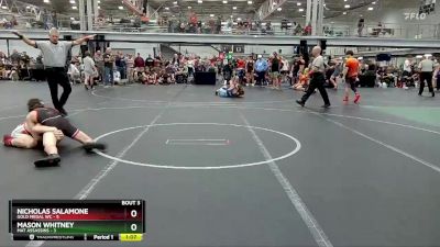 113 lbs Round 1 (8 Team) - Mason Whitney, Mat Assassins vs Nicholas Salamone, Gold Medal WC