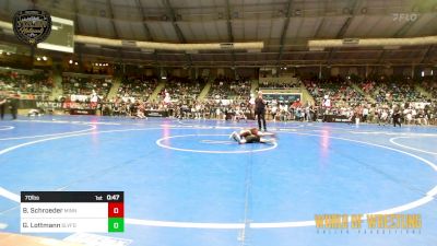 70 lbs Consi Of 16 #2 - Brody Schroeder, Minnesota Elite vs Grant Lottmann, SlyFox Wrestling Academy