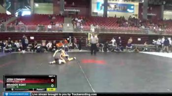 126 lbs Round 1 (8 Team) - Braiden Kort, Hastings vs Josh Conway, Bellevue East