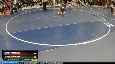 50 lbs Cons. Round 4 - Jameson Walker, LV Bear Wrestling Club vs Soren Petersen, JWC