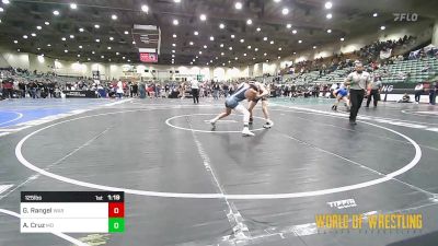 125 lbs Round Of 32 - Gavin Rangel, War Hammer vs Anthony Cruz, Mad Dawg Wrestling Club