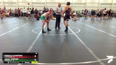 150 lbs Round 2 (8 Team) - Reese Stephen, Barnesville vs Marcello Martino, Glasgow WA