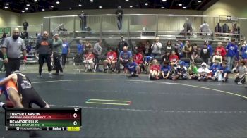 117 lbs Round 2 (6 Team) - DeAndre Ellis, Michigan Grappler RTC vs Thayer Larson, American Gladiators-Havoc