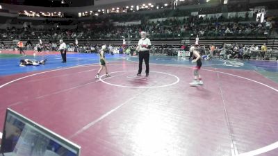 55 lbs Round Of 32 - Chase Bruno, Byaa vs Austin Yarussi, Nhwc