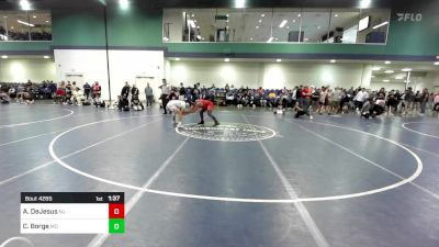 126 lbs Consi Of 16 #1 - Adrian DeJesus, NJ vs Curtis Zion Borge, MO