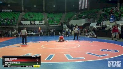 120 lbs Cons. Semi - Troy Hennigan, Bob Jones vs Jack Carter, Huntsville