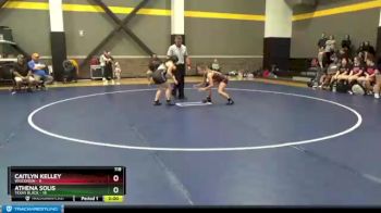 118 lbs Round 3 (3 Team) - Caitlyn Kelley, Wisconsin vs Athena Solis, Texas Black