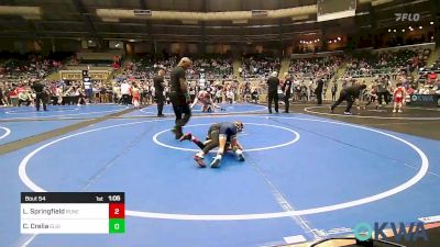 54 lbs Quarterfinal - Lynnly Springfield, Runestone vs Chloe Crelia, Elgin Wrestling