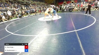 182 lbs Rnd Of 128 - Aiden Hennings, Illinois vs Brock Gustaveson, Washington