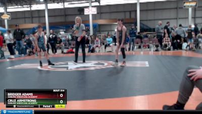 71 lbs 3rd Place Match - Bridger Adams, Sublime Wrestling Academy vs Cruz Armstrong, Sublime Wrestling Academy