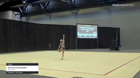Aurora Vitrychenko - Clubs, So Cal TTC - 2021 USA Gymnastics Championships