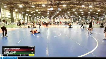 72 lbs Rd# 10- 4:00pm Saturday Final Pool - Jamen Haliburton, PA Blue vs Jacob Naylor, Maryland Gold