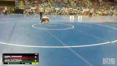 138 lbs Quarterfinal - Henry Slettedahl, Breckenridge/Wahpeton vs Daniel Fernandez, Minot