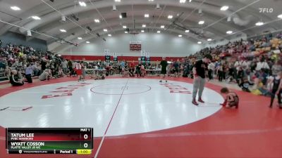 37-40 lbs Round 2 - Wyatt Cosson, Platte Valley Jr WC vs Tatum Lee, PVBC Warriors