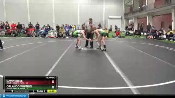 120 lbs Round 2 (8 Team) - Gavin Risse, South Dakota Fury vs Orlando Whiting, South Dakota Mania