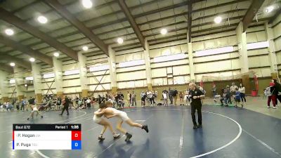 106 lbs Round 3 - Peyton Hogan, Uintah Wrestling vs Pedro Puga, Top Of Utah