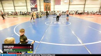 100 lbs Rd# 3 12:00pm Friday - Keanu Lee, Legends Of Gold vs Kara Dover, Minion Green