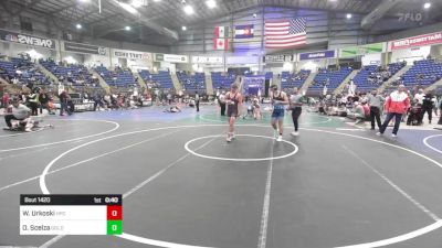 190 lbs Consi Of 4 - Wyatt Urkoski, HPC Maulers vs Oliver Scelza, Goldmans Wr Acd Of The Rockies