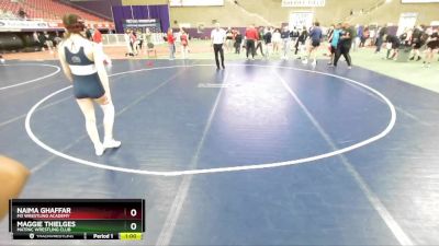 130 lbs Cons. Semi - Maggie Thielges, MATPAC Wrestling Club vs Naima Ghaffar, M3 Wrestling Academy