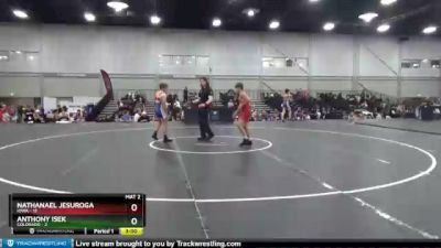 120 lbs Semis & 3rd Wb (16 Team) - Nathanael Jesuroga, Iowa vs Anthony Isek, Colorado