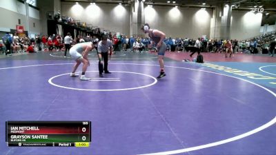 165 lbs Cons. Round 5 - Ian Mitchell, Piedmont vs Grayson Santee, Buford HS