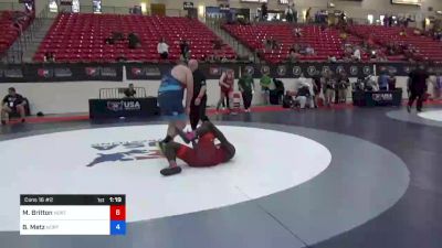 130 kg Cons 16 #2 - James Hustoles, NMU-National Training Center vs Juwan Bolden, Solid Tech Wrestling Club