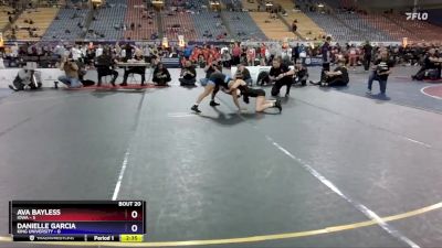 109 lbs Semis & 3rd Wb (16 Team) - Danielle Garcia, King University vs Ava Bayless, Iowa