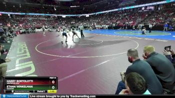 D1-190 lbs Champ. Round 1 - Harry Bortolotti, Whitefish Bay vs Ethan Winkelman, Hudson