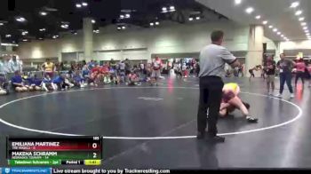 185 lbs Round 5 (10 Team) - Makena Schramm, Nebraska Tsunami vs Emiliana Martinez, The Angels